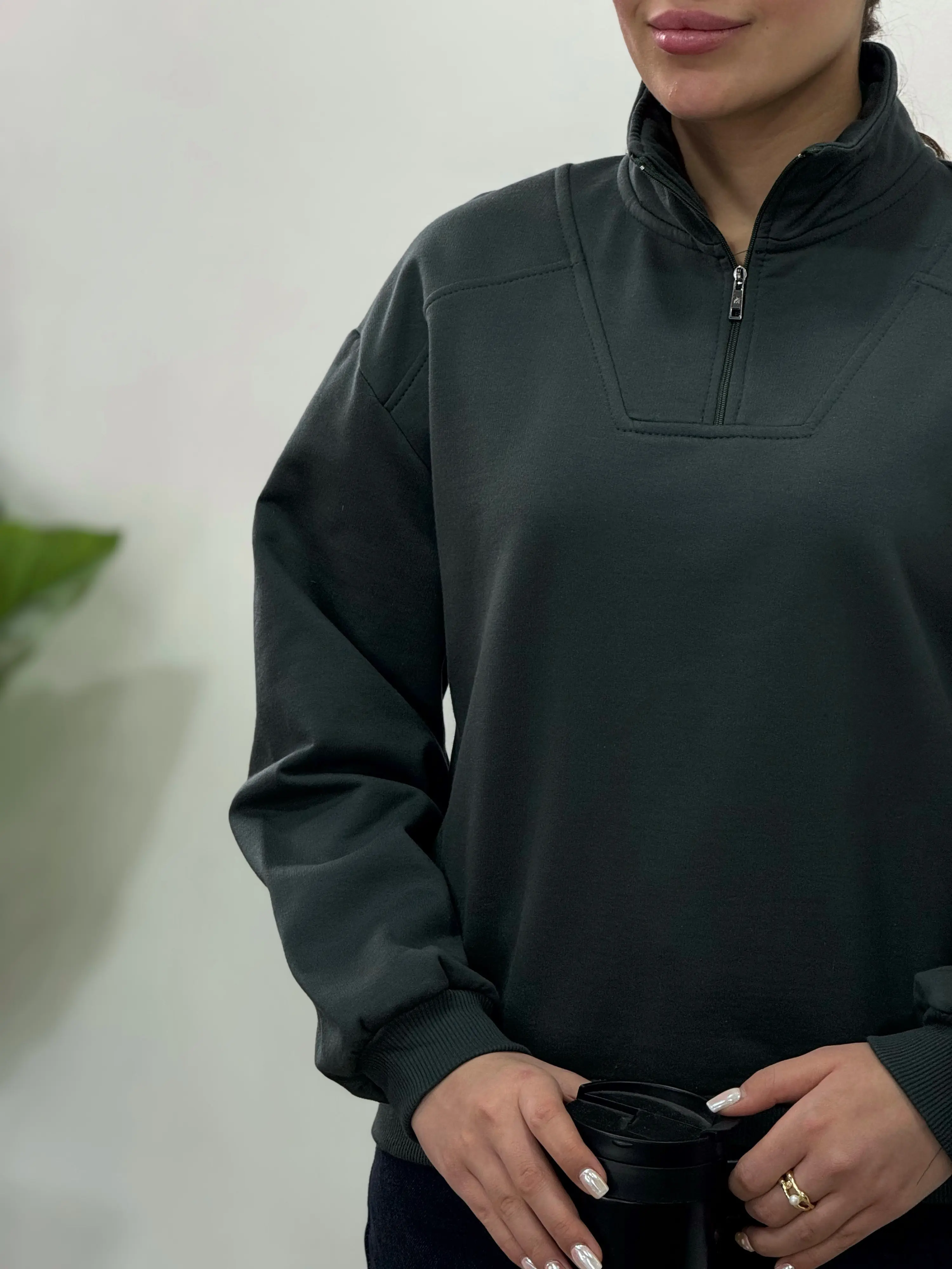 دورس نیم زیپ زنانه لئا